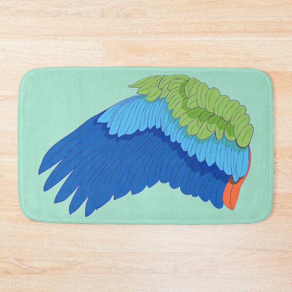 Item preview, Colorful Parrot Feather Left Wing Design designed and sold by Bambooartist.