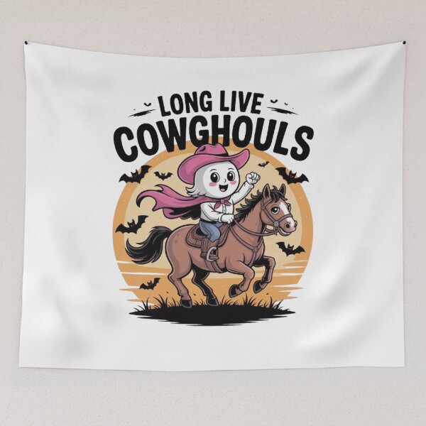 Item preview, Long Live Cowghouls Halloween Cowboy designed and sold by BHMARTS.