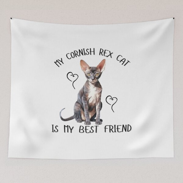 Item preview, My Cornish Rex Cat Is My Best Friend designed and sold by Viikis.