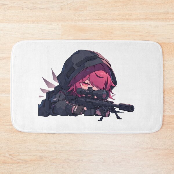 Item preview, Prelude Dawn Chibi Exusiai Arknights Sniper Cute Kawaii designed and sold by Williamhallano.