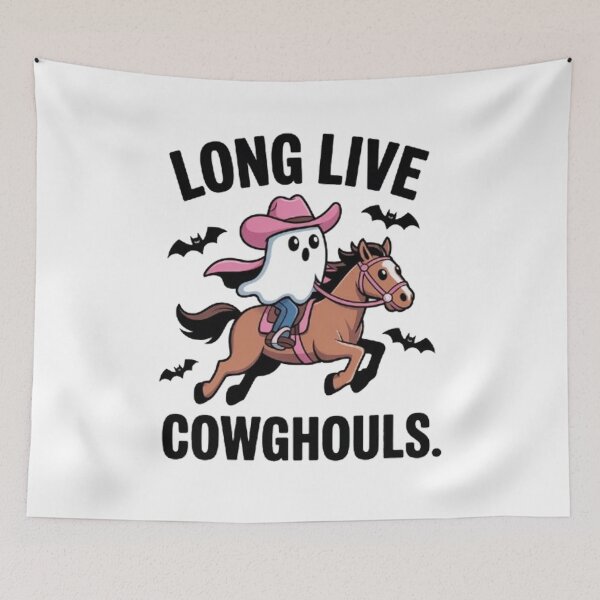 Item preview, Long Live Cowghouls Halloween Cowboy designed and sold by BHMARTS.
