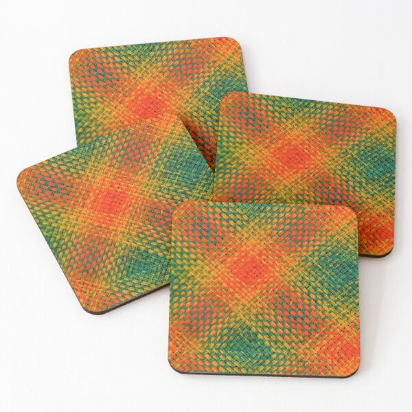 Item preview, Orange and green tartan designed and sold by FortuneArts.