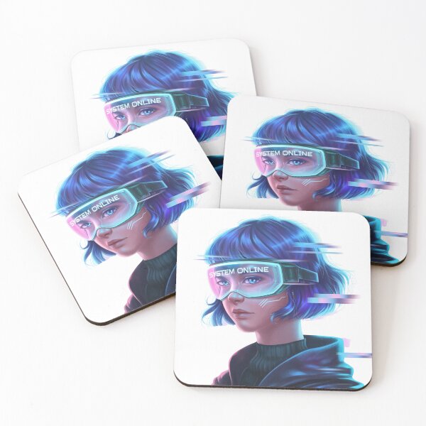 Item preview, System Online Futuristic Girl designed and sold by NicolasGlowArt.