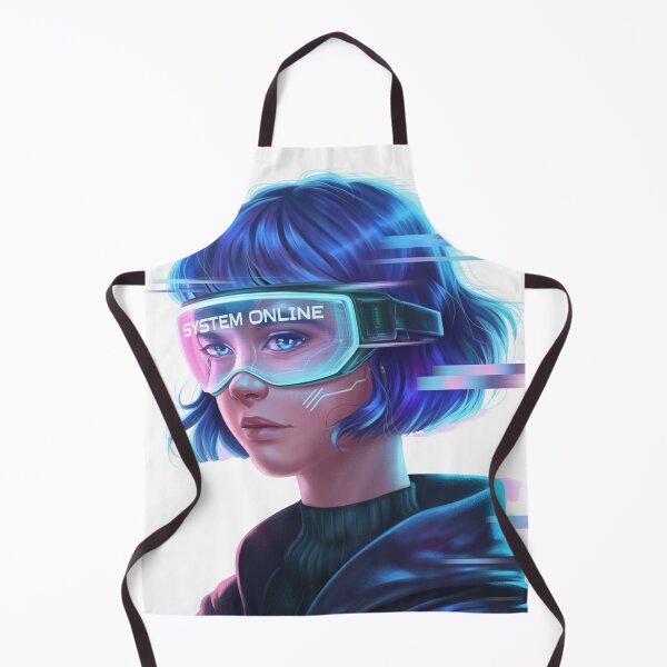 Item preview, System Online Futuristic Girl designed and sold by NicolasGlowArt.
