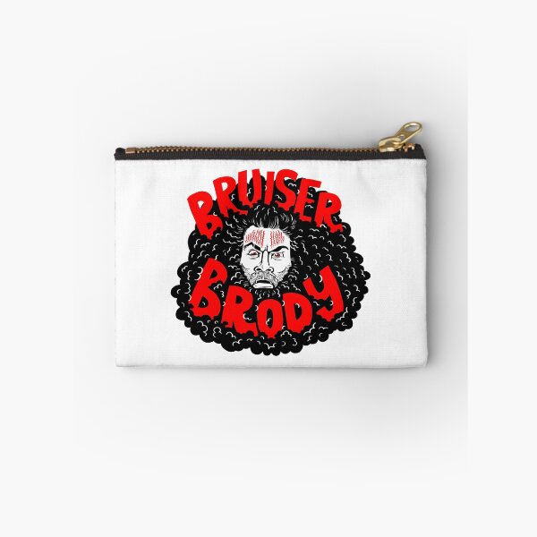 Item preview, Bruiser Brody Graphic Black White & Red Illustration designed and sold by Muscles&Mullets.