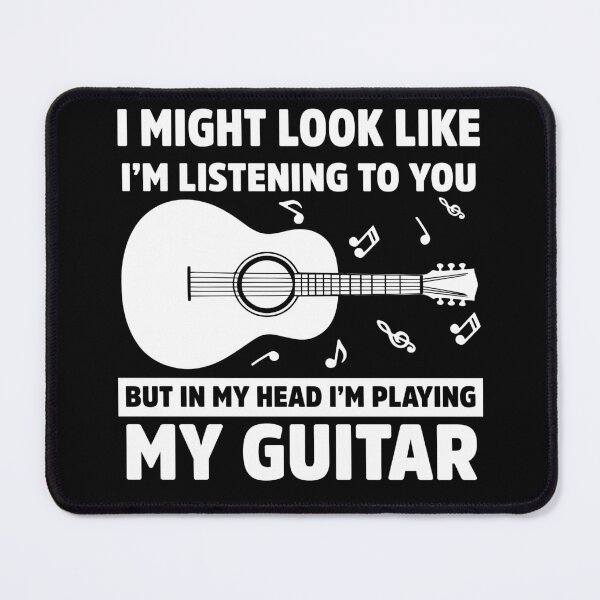 Item preview, I Might Look Like I’m Listening to You Guitar designed and sold by treasure-crafts.