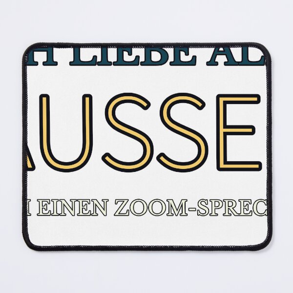 Item preview, Ich Liebe Alle Ausserdem Einen Zoom Sprecher, Der Vergisst, Stumm Zu Schalten.  designed and sold by TheIconSmith.