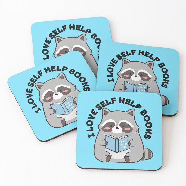 Item preview, Cute Raccoon Learning How To Trash Talk from self help book designed and sold by The magic  Yellow bus.