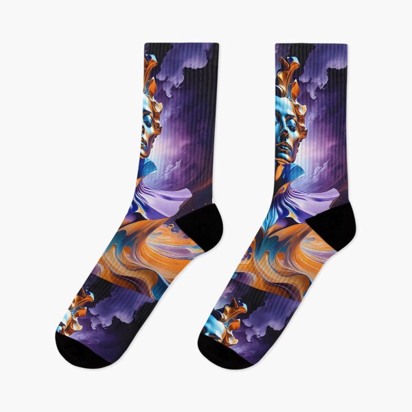 Item preview, Surreal Liquid Portrait – Cosmic Abstract Fantasy Artwork designed and sold by artmanikin.