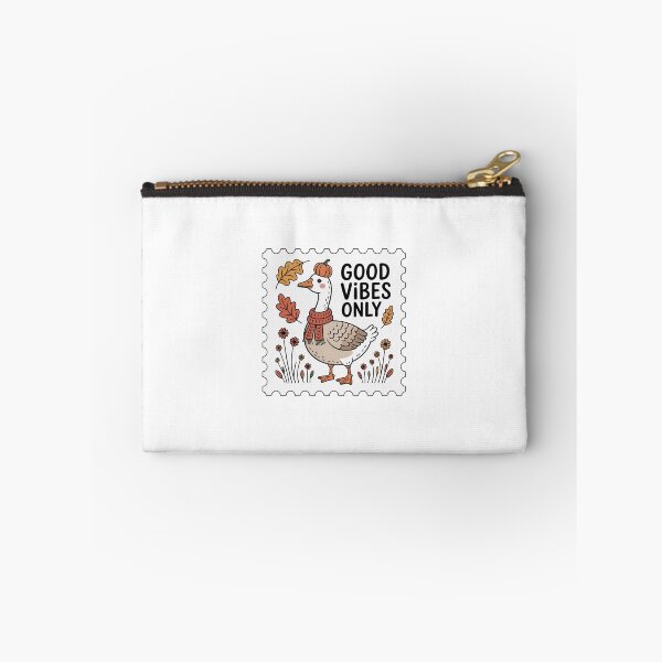 Item preview, Good Vibes Cozy Fall Goose – Autumn Farmhouse Design - Boho Doodle designed and sold by CanvasbyCaro.
