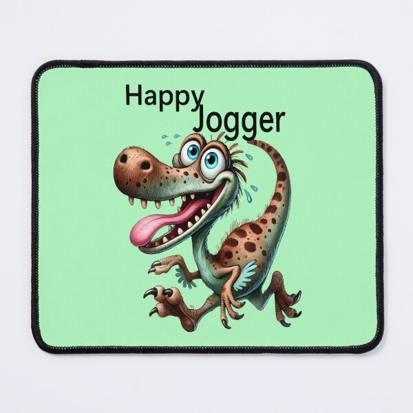 Item preview, Happy dinosaur doing its daily workout designed and sold by LoneAngel.