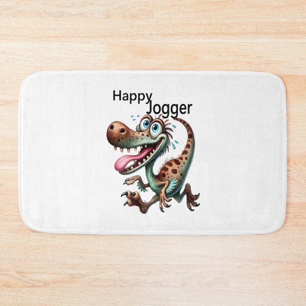 Item preview, Happy dinosaur doing its daily workout designed and sold by LoneAngel.