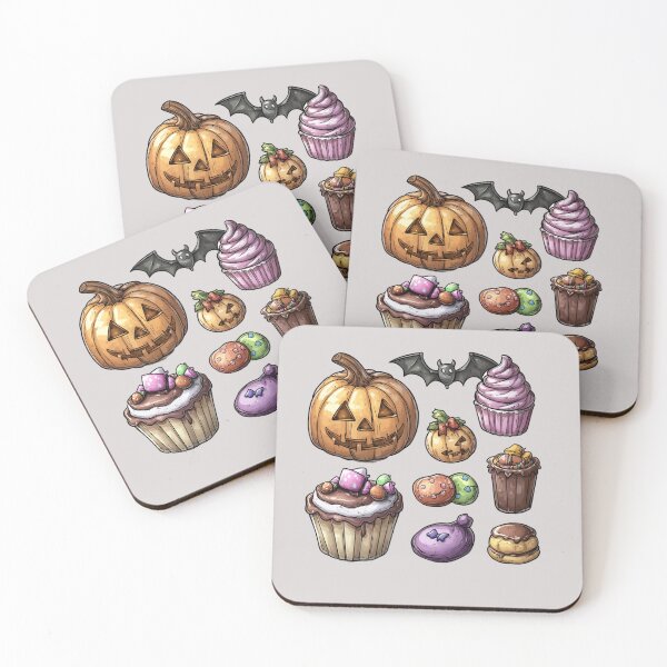 Item preview, Cute Halloween Sweets and Pumpkin designed and sold by Jonaree Art Design.