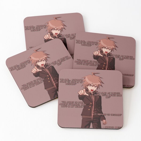 Item preview, Makoto Naegi Danganronpa Quotes designed and sold by WolfOfHope.