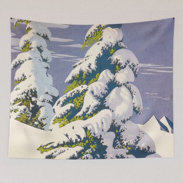 Item preview, Eyvind Earle designed and sold by KaijuNoKaiju.