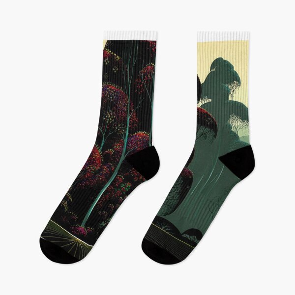 Item preview, Eyvind Earle designed and sold by KaijuNoKaiju.