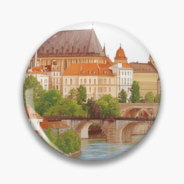 Item preview, Poland Krakow City Illustration beautiful views  designed and sold by SkeletonsDanger.