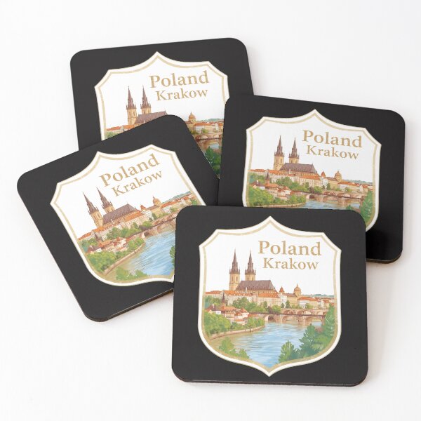 Item preview, Poland Krakow City Illustration beautiful views  designed and sold by SkeletonsDanger.