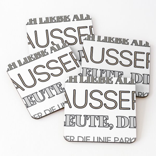 Item preview, Ich Liebe Alle Ausserleute, Die Über Die Linie Parken.  designed and sold by TheIconSmith.