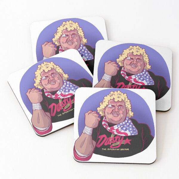 Item preview, Dusty Rhodes The American Dream Illustration designed and sold by Muscles&Mullets.