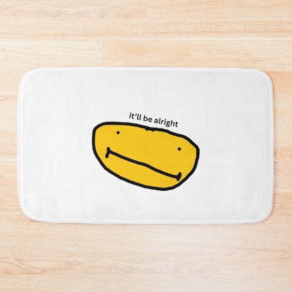 Item preview, it'll be alright smiley face meme sticker designed and sold by FrontLobe.