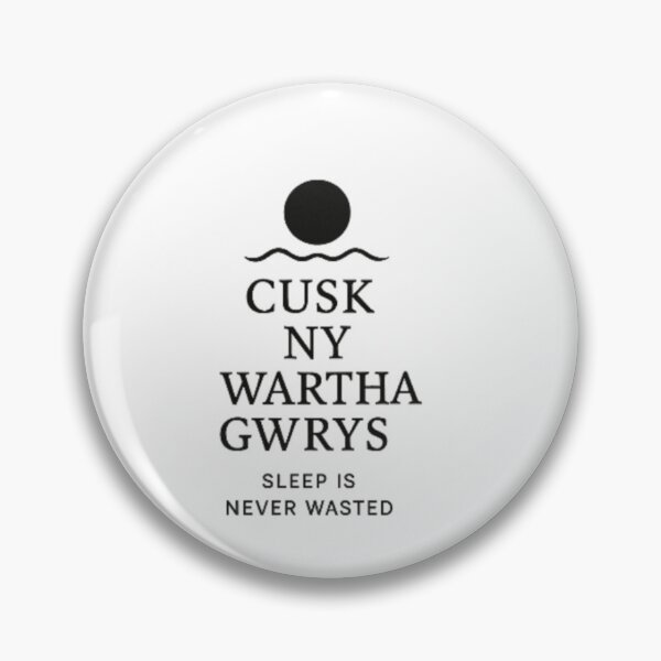 Item preview, Cornish language  sleep is never wasted designed and sold by PiskieChicGifts.