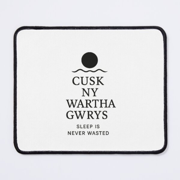 Item preview, Cornish language  sleep is never wasted designed and sold by PiskieChicGifts.