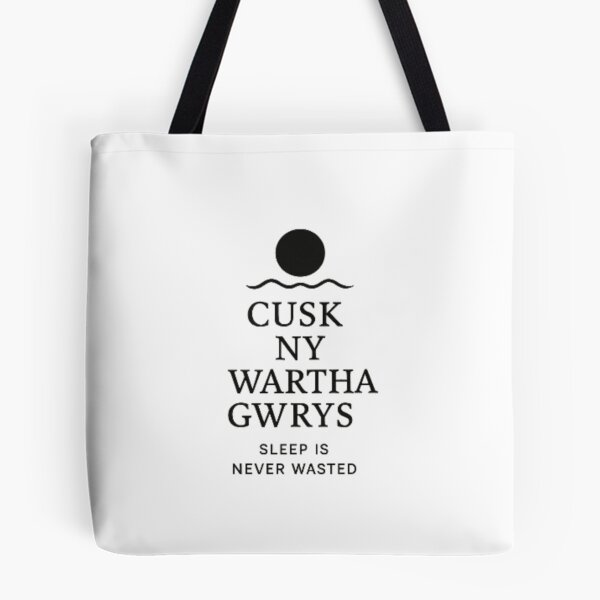 Item preview, Cornish language  sleep is never wasted designed and sold by PiskieChicGifts.