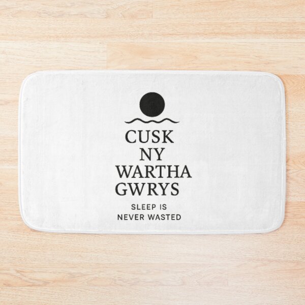 Item preview, Cornish language  sleep is never wasted designed and sold by PiskieChicGifts.
