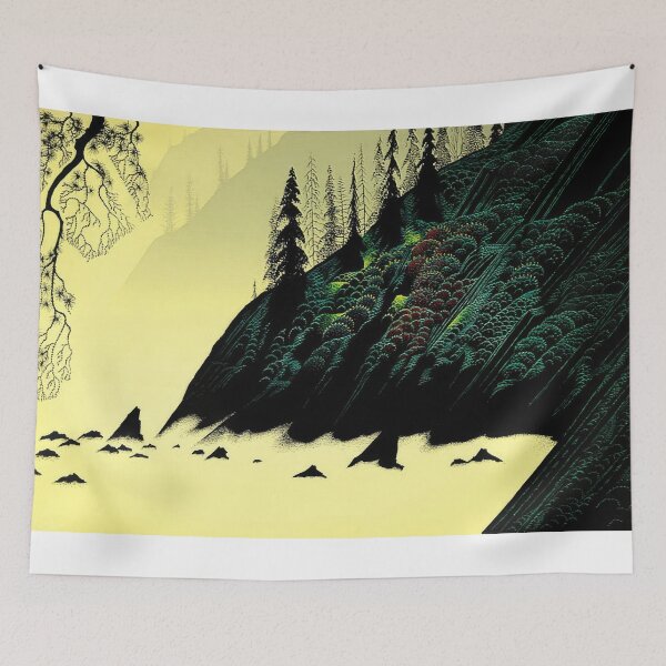 Item preview, Eyvind Earle designed and sold by KaijuNoKaiju.