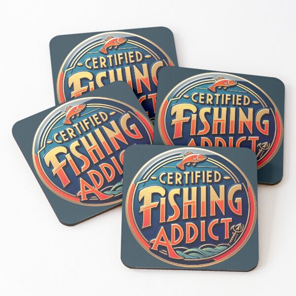 Item preview, Certified Fishing Addict designed and sold by MoonMonkeyNbear.