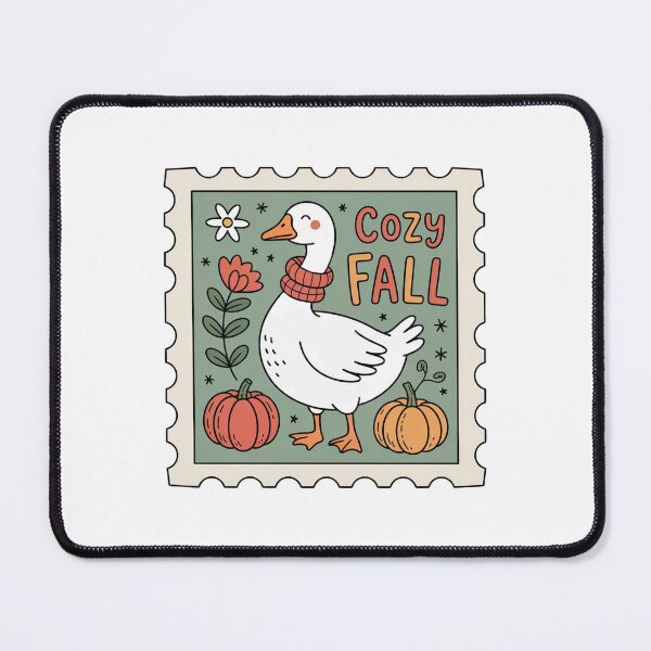 Item preview, Cozy Fall Goose – Autumn Farmhouse Design - Boho Doodle designed and sold by CanvasbyCaro.