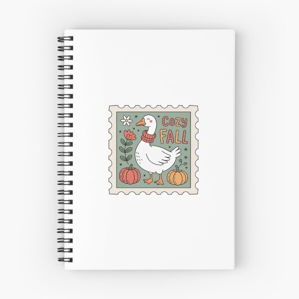 Item preview, Cozy Fall Goose – Autumn Farmhouse Design - Boho Doodle designed and sold by CanvasbyCaro.