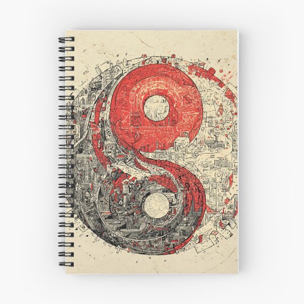 Item preview, Cyberpunk Yin-Yang – Futuristic Balance Symbol designed and sold by Moss and Moon Studio.