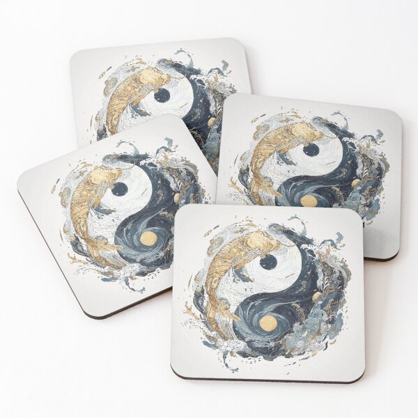 Item preview, Cyberpunk Yin-Yang – Futuristic Balance Symbol designed and sold by Moss and Moon Studio.