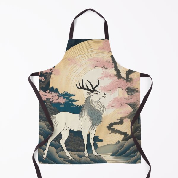 Artikelvorschau, Kirin – Mystisches japanisches Einhorn Ukiyo-e Holzschnittkunst entworfen und verkauft von Vandy Fullam.