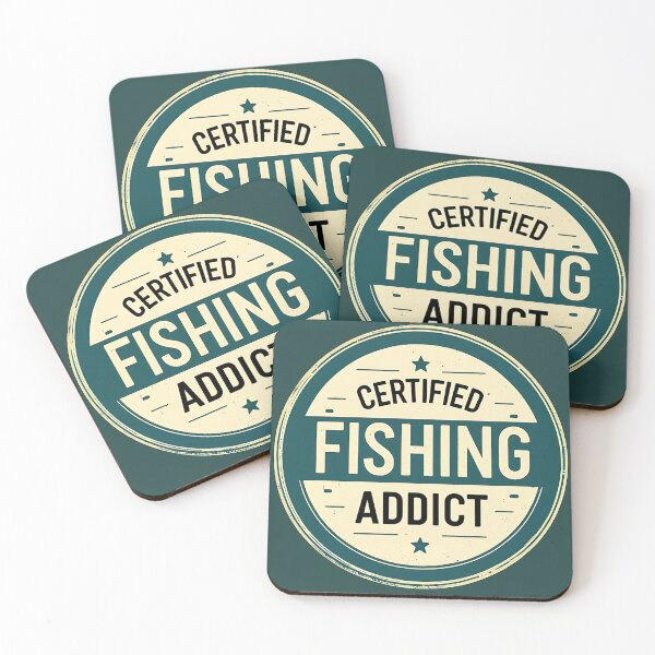 Item preview, Certified Fishing Addict designed and sold by MoonMonkeyNbear.