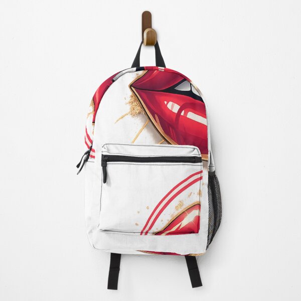 Item preview, Glossy Lips with Sparkle – Bold Pop Art Kis designed and sold by WittyWearDesigns.