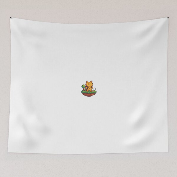 Item preview, Pixelated Cat on an Island designed and sold by Happy Essence.