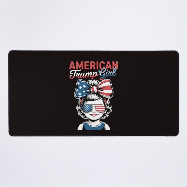 Item preview, All American Trump Girl 4th Of July Messy Bun Pro Trump 2024 designed and sold by sheenmi.