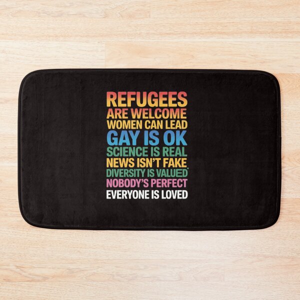 Item preview, Anti Trump Science Refugees Love Womens Rights Gay designed and sold by sheenmi.