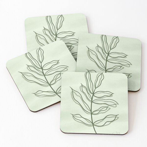 Item preview, Botanical watercolour leaves designed and sold by Feabs-Inks.