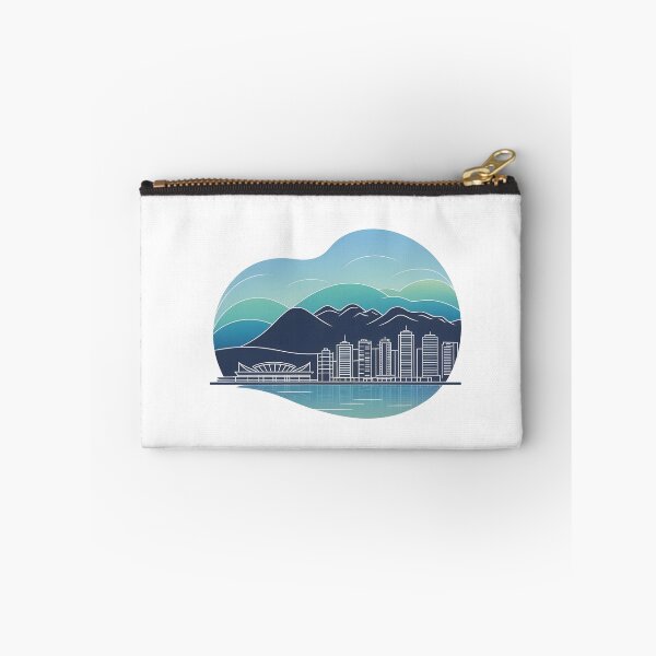Item preview, Vancouver Skyline – Minimalist Cool Blue Travel Souvenir Design designed and sold by Paper Drip.
