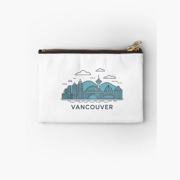 Item preview, Vancouver Skyline – Minimalist Cool Blue Travel Souvenir Design designed and sold by Paper Drip.