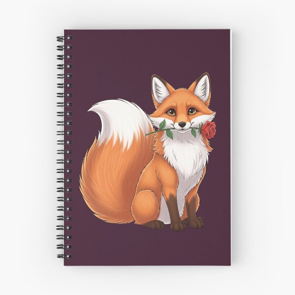 Item preview, Fox with rose designed and sold by KunoKR.
