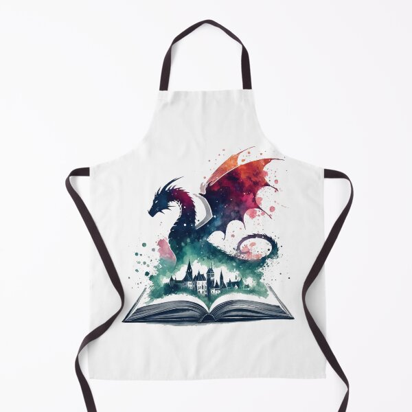 Item preview, Storyborn Dragon – Fantasy Book Illustration in Watercolor designed and sold by LuminShadowArt.