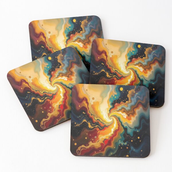 Item preview, Cosmic Flow of Color – Abstract Energy in Motion and Light designed and sold by FotoworldEdel.