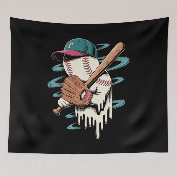Item preview, Ice Cream Drip Ghost Baseball Halloween designed and sold by BHMARTS.