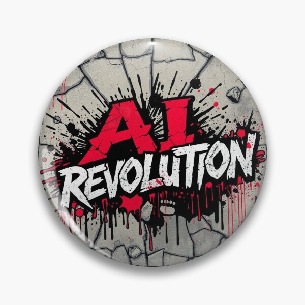 Artikelvorschau, KI-REVOLUTION entworfen und verkauft von HappyPrintCo.