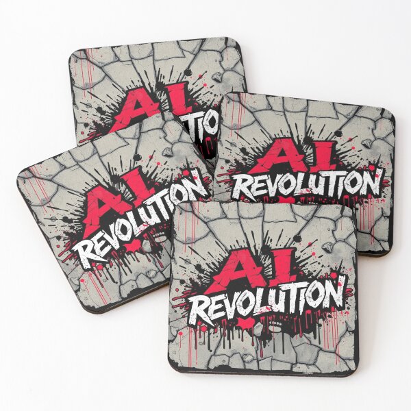 Item preview, AI REVOLUTION designed and sold by HappyPrintCo.